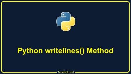 Python writelines() Method