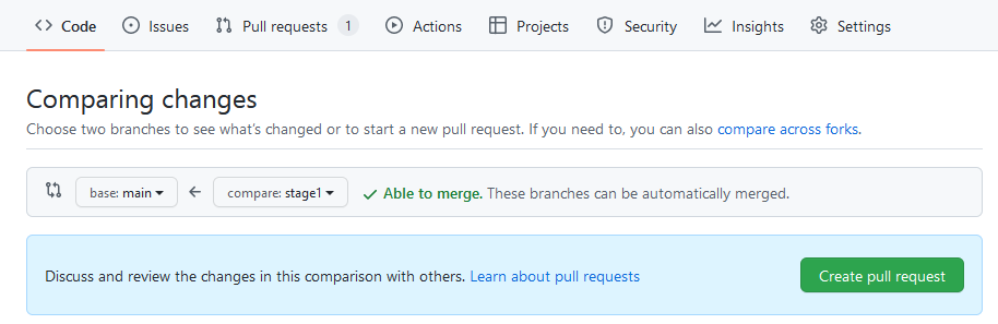 Creating a new branch in Git repository