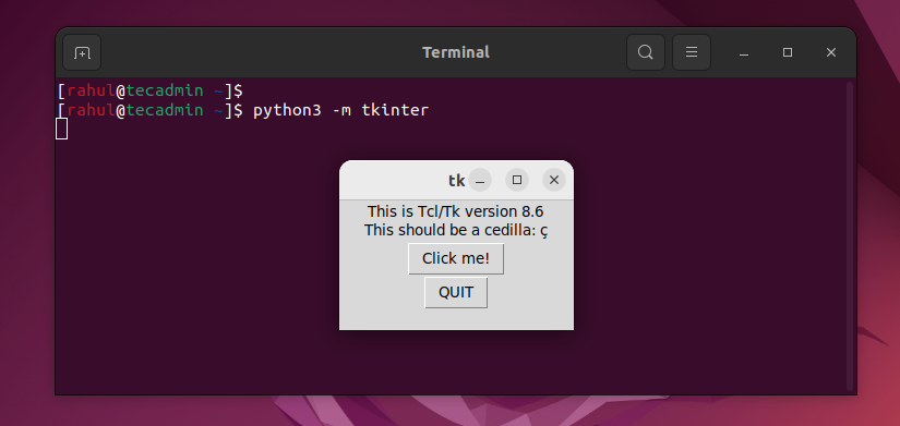 How to Install Python Tkinter on Linux