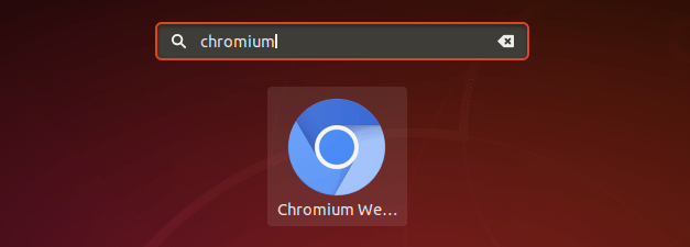 launch chromium browser ubuntu on Ubuntu 18.04